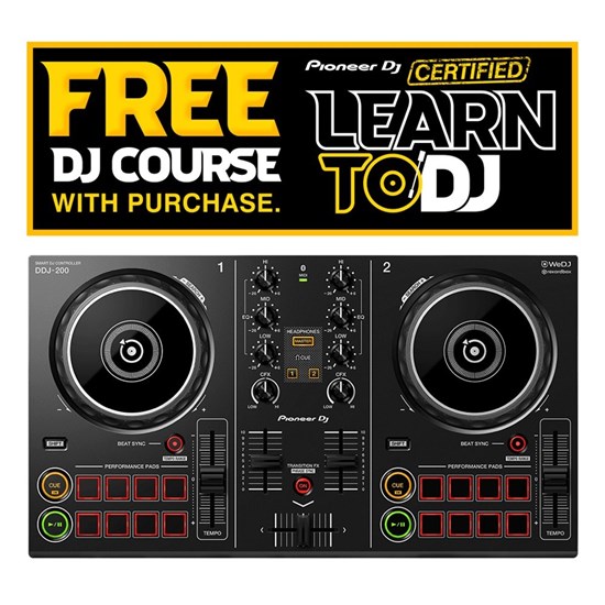 Pioneer DDJ200 2 Channel Rekordbox DJ Controller | DJ Controllers