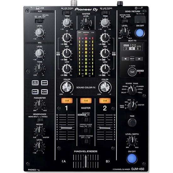Pioneer DJM450 2-Channel DJ Mixer w/ Rekordbox DJ & DVS