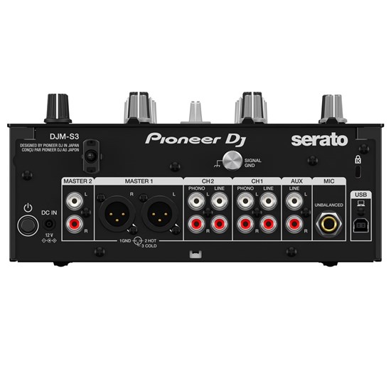 Pioneer DJMS3 Scratch-Style 2-Channel DJ Mixer for Serato DJ Pro