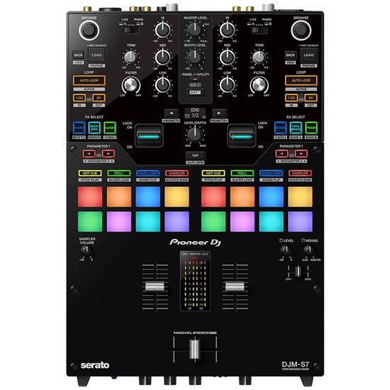 Pioneer DJMS7 Scratch-Style 2-Channel Performance DJ Mixer for Serato DJ Pro