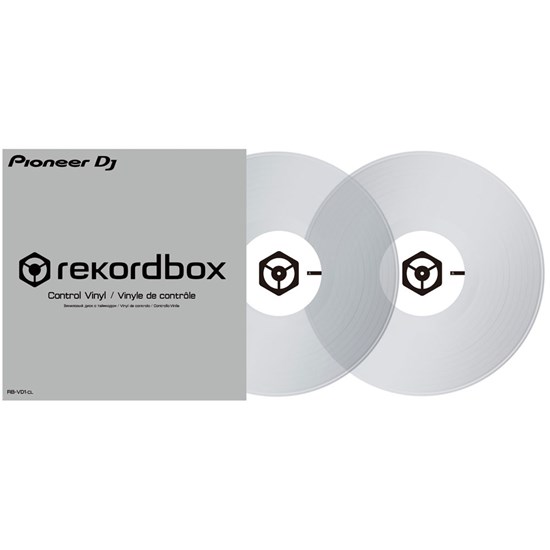 Pioneer RBVD1 Rekordbox DVS Control Vinyl - Transparent (Pair)