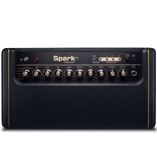 Positive Grid Spark Smart Guitar Practice Amp 40 Watt (Black)