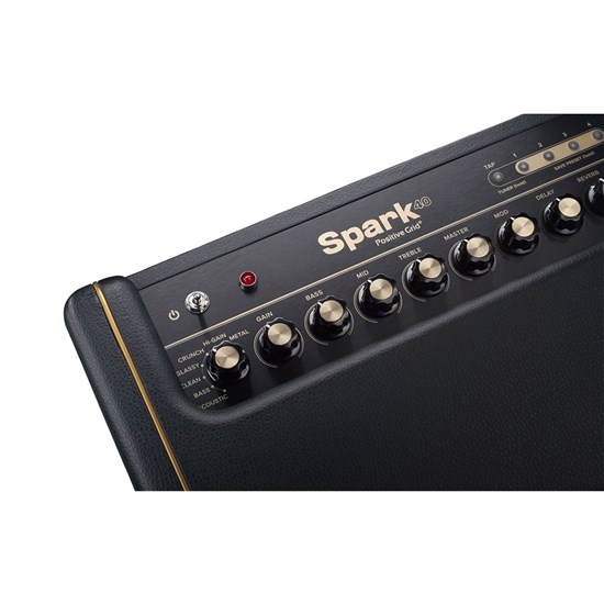 Positive Grid Spark Smart Guitar Practice Amp 40 Watt (Black)