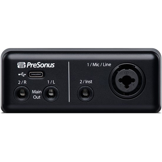 Presonus AudioBox GO Ultra-Compact Mobile 2x2 USB-C Audio Interface (Black)
