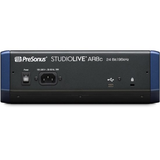 Presonus StudioLive AR8c 8-Ch Mixer w/ Bluetooth & USB Multitrack Recording