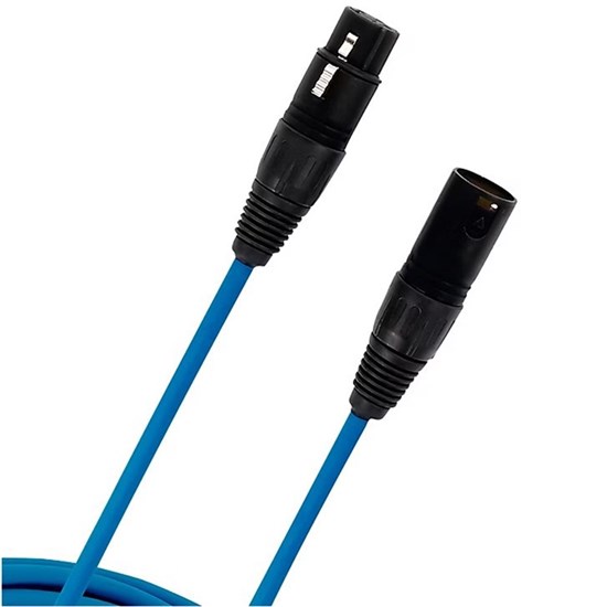 D'Addario Classic Series Pro XLR Mic Cable Blue (20ft, 6.1m)
