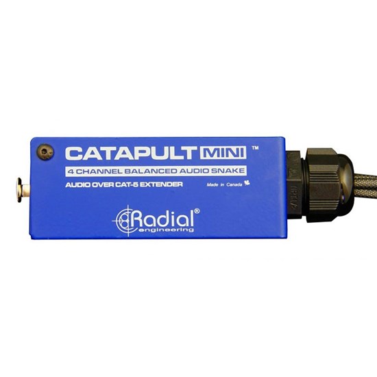 Radial Catapult Mini RX 4-Ch Compact Cat-5 Analog Snake (Female XLR Version)