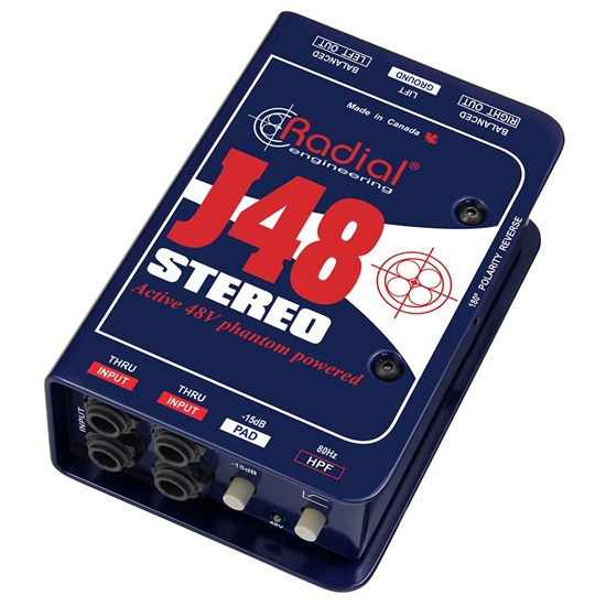 Radial J48-Stereo 2 Channel Active DI