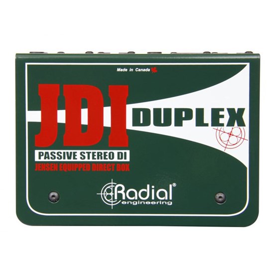 Radial JDI Duplex Premium Stereo Passive DI w/ Jensen Audio Transformer
