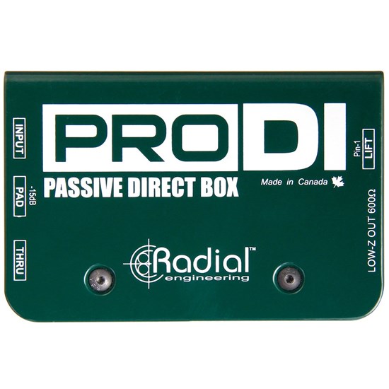 Radial ProDI Passive Direct Box w/ MuMETAL Shield