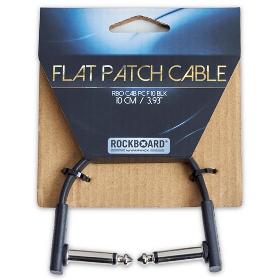 RockBoard Flat Patch Cable 10cm Black