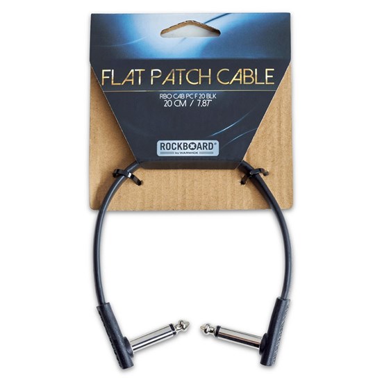 RockBoard Flat Patch Cable 20cm Black