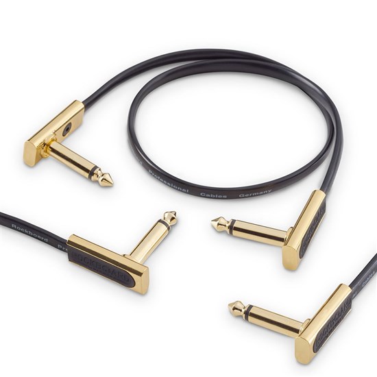 RockBoard Flat Patch Cable 20cm Gold