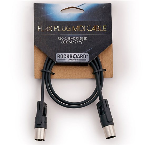 RockBoard FlaX Plug MIDI Cable 60cm Black
