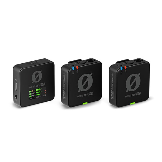 Rode Wireless PRO Dual Compact Wireless Mic System w/ Accessory Kit (Black)