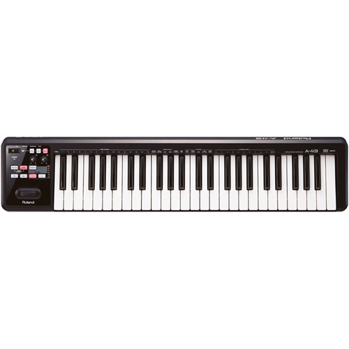 Roland A-49 49-Key MIDI Keyboard Controller (Black)