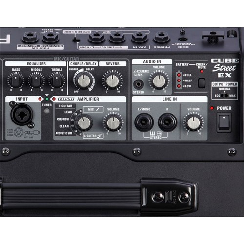 Roland Cube Street EX Battery Powered Stereo Amp (Black)