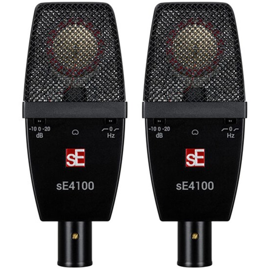 sE 4100 Large Diaphragm Cardioid Condenser Microphone (Matched Pair)