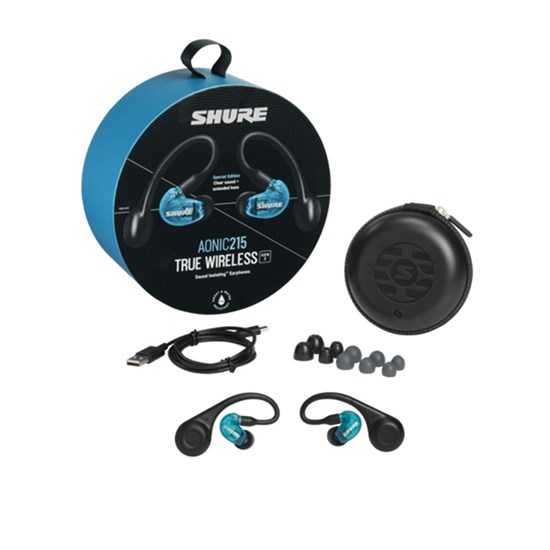 Shure Aonic 215 Gen 2 Sound Isolating True Wireless Earphones (Blue)