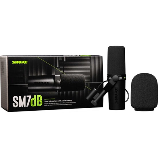 Shure SM7dB Dynamic Vocal Microphone w/ Built-in Preamp