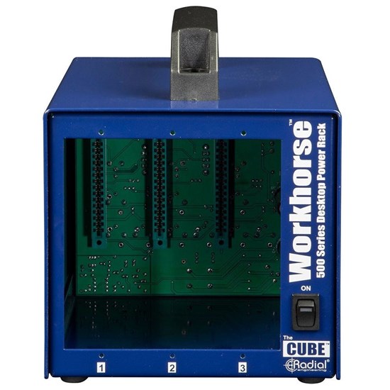 Solid State Logic SSL 500 Series Pack w/ UV EQ Module & Radial Cube 3-Slot Power Rack