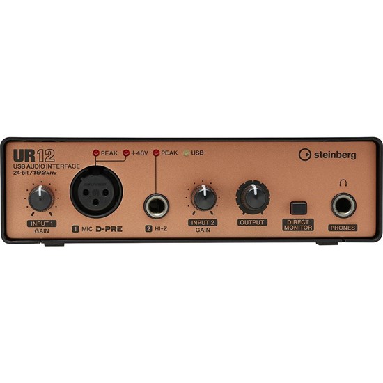 Steinberg UR12B 2-in/2-out USB Audio Interface (Limited Edition)