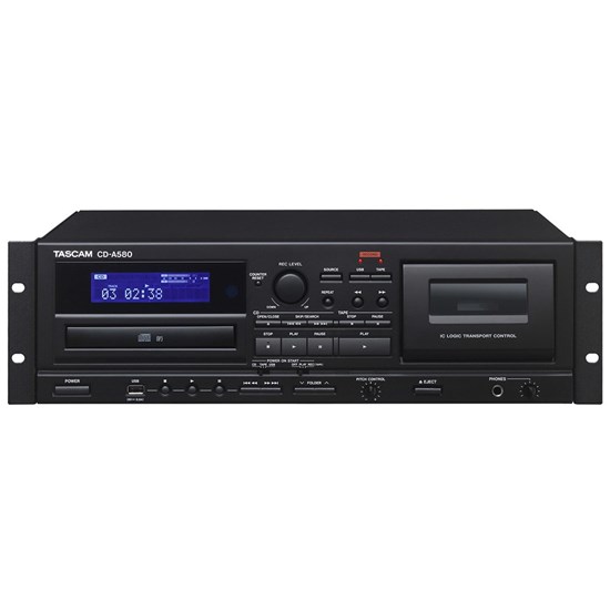 Tascam CDA580 Cassette, CD & USB Player/Recorder