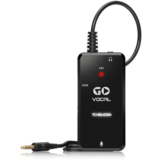 TC Helicon Go Vocal High-Quality Microphone Preamp for Mobile Devices