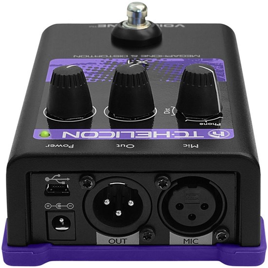 TC Helicon VoiceTone X1 Megaphone & Distortion Vocal FX pedal