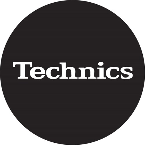 Technics White Logo Slipmats (Pair)