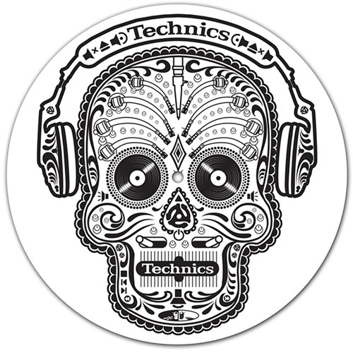 Technics Skull & Phones Slipmats (Pair)