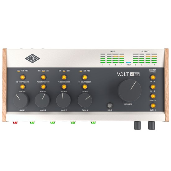 Universal Audio Volt 476P USB Interface w/ 4 Analog Preamps & Built-In 76 Compressor