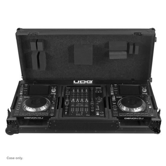 UDG Ultimate Flight Case Set Denon DJ SC5000 / X1800 w/ Wheels (Black)