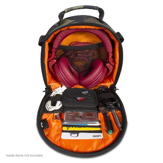 UDG Ultimate DIGI Headphone Bag (Black Camo / Orange Inside)
