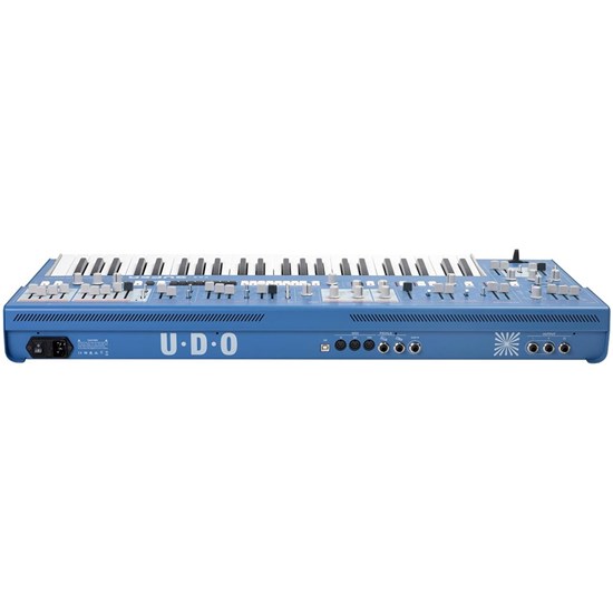 UDO Audio Super 6 12-Voice Polyphonic Analog-Hybrid Synth w/ FM & Wavetable (Blue)