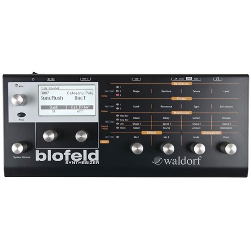 Waldorf Blofeld Desktop Synthesizer (Black)