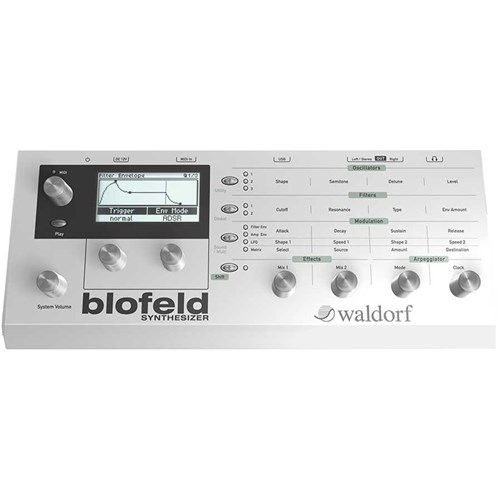 Waldorf Blofeld Desktop Synthesizer (White)