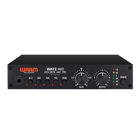 Warm Audio WA12 MKII Discrete Mic Pre (Black)