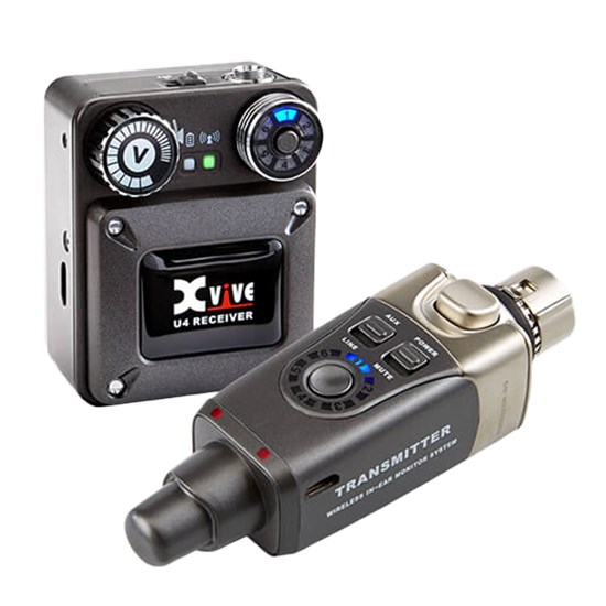 Xvive U4T9 Wireless In Ear Monitoring System w/ T9 In-Ear Monitors