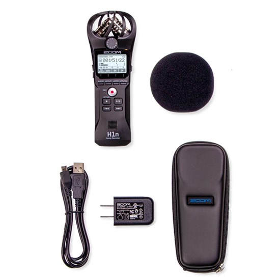 Zoom H1n Handy Recorder w/ Accessory Pack (Black)